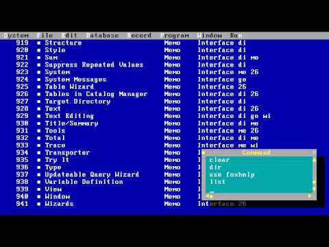 foxpro for dos